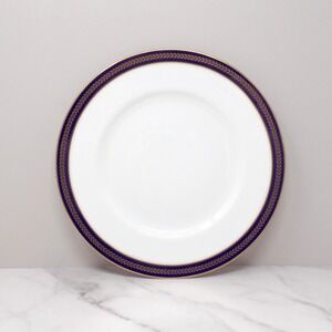 Vintage Coalport Bone China Blue Wheat Dinner Plate